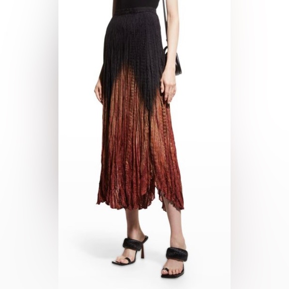 Mes Demoiselles silk ombre skirt - Picture 4 of 7